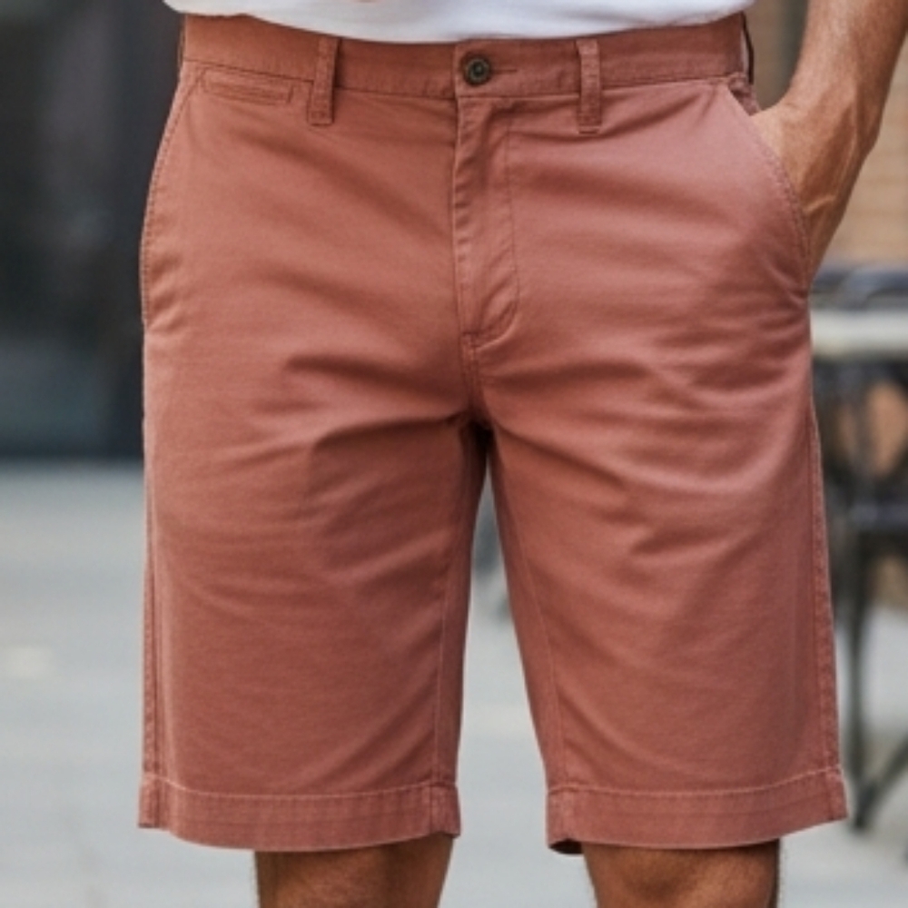 Ralph Lauren Polo - Salmon Colored Bermuda Shorts Small Stain On Waist Band, W40